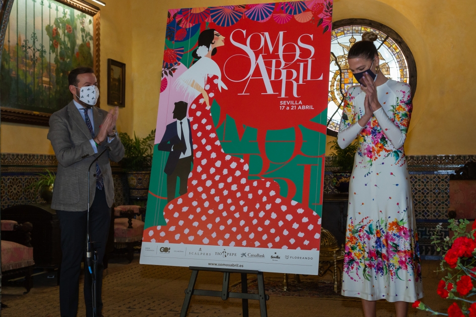 Javier Villa y Laura Sánchez presentan en cartel de Somos abril.